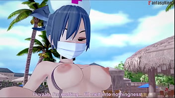 Valentine sexy nurse on bikini fucking 3 skullgirls full & pov movie on sheer & fantasyking3