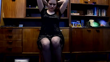 A nymphomaniac housewife pleasures herself again and again when her husband earns money at work