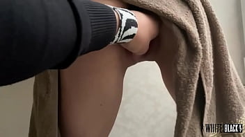 Submissive bdsm slut master trains for fisting in public