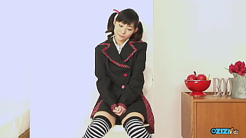 Initially she was hesitant to disrobe but subsequently she became at ease with being filled