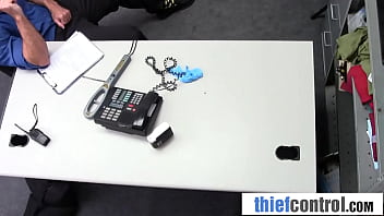 Young blonde thief tries to trade tight pleasures for freedom