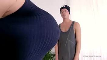 Woman in sexy black lingerie and stockings gets the hard fuck