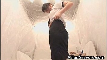 Sexy asian lady gets tight pussy banged