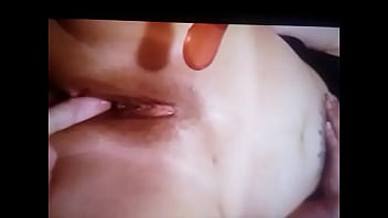 Mrbabam records hunnybunnz doing herself with pink toy