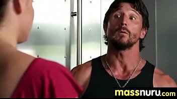 Slippery nuru massage for lucky dude 12