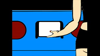 Black haired hottie sticks prosthetic in ass