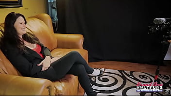 Big titted brunette kylie shae masturbates and sucks a dick to swallow cum