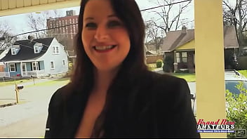 Big titted brunette kylie shae masturbates and sucks a dick to swallow cum