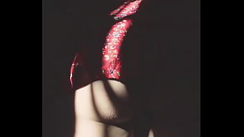 Beautiful girl shows her butt to her stepbrother