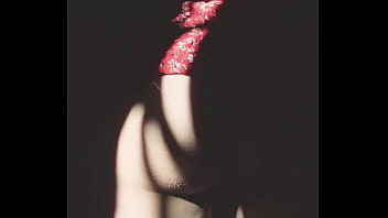 Beautiful girl shows her butt to her stepbrother