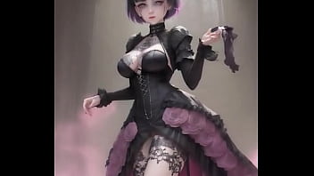 Anime goth girl