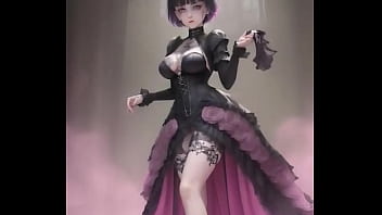 Anime goth girl