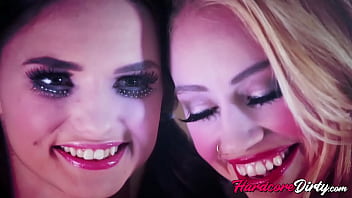 Adorable chick loves the feeling of seducing her friend and making her have a threesome with her Adorable chick loves the feeling of seducing her friend and making her have a threesome with her