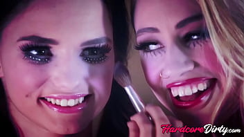 Adorable Chick Loves The Feeling Of Seducing Her Friend And Making Her Have A Threesome With Her thumbnail