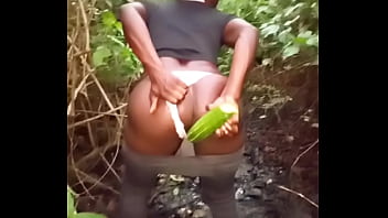 Something happen while returning home i have to go inside bush to look for something to help my self i found cucumber in the bush