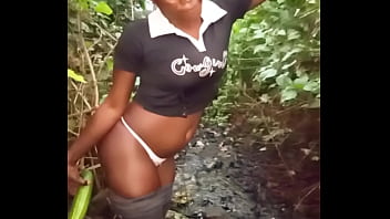 Something happen while returning home i have to go inside bush to look for something to help my self i found cucumber in the bush