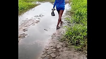 Something happen while returning home i have to go inside bush to look for something to help my self i found cucumber in the bush