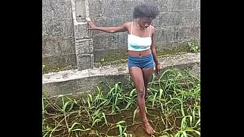 Something happen while returning home i have to go inside bush to look for something to help my self i found cucumber in the bush