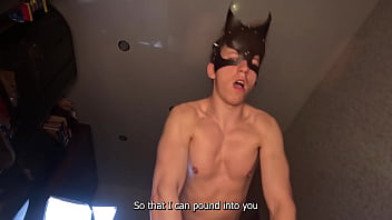 Hot guy moans and heavy while masturbating and fucks a pillow for a huge cumshot