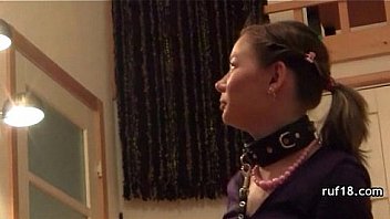 Teen tries bondage sex