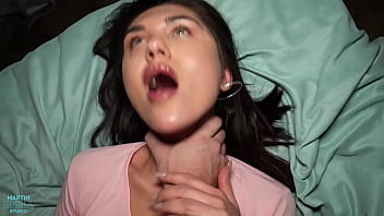 My hot wife is still not used to entering her without lube