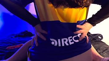 Al amigo de mi novio le gusta cogerme de perrito y eyacularme dentro creampie casero argentino