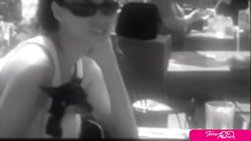 Brunette gal tera patrick gets frisky with some wet pussies & toys