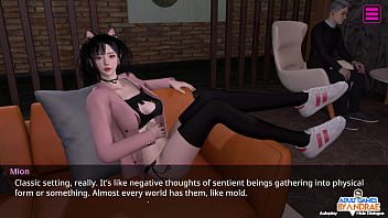 Ep9 fan meets exhibitionist luna in the public toilet female anchor next door