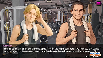 Ep9 fan meets exhibitionist luna in the public toilet female anchor next door