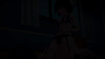 Girl with dick doing love with hot milf