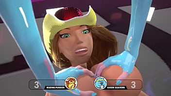 Hot lesbian sex championship 3d animation