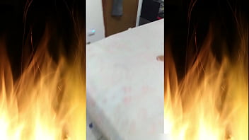 Beautiful brunette in blue lingerie