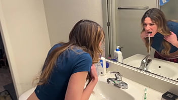 He came while i gargled