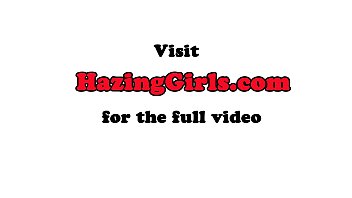 Hazed dyke babes make a pussylicking train