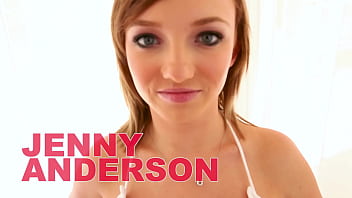 Jenny anderson super cute 19 yo newbieteen huge cock pov blowjob and cum swallow must see a