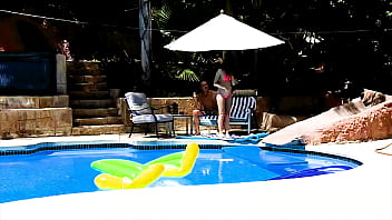 Emma Haize Poolside Huge Cock Pov Deepthroat Blowjob And Facial thumbnail