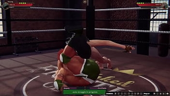 Nanyang vs aine nf3d female mma battle