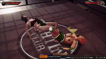 Nanyang vs aine nf3d female mma battle