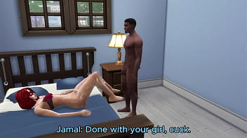 Cuckold husband watches wife get fucked by bull double trouble part 6