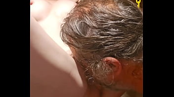 Eating pussy n fucking in a swing