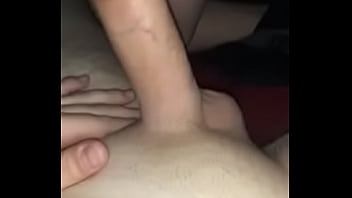 Girlfriend goes down on dick