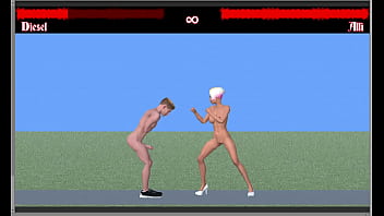 Naughty fighting game