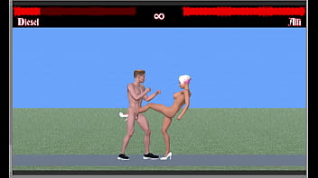 Naughty fighting game