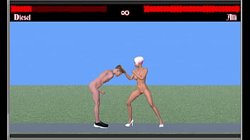 Naughty fighting game