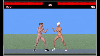 Naughty fighting game