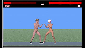 Naughty fighting game