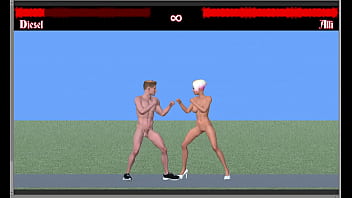 Naughty fighting game