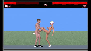 Naughty fighting game