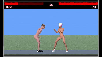 Naughty fighting game