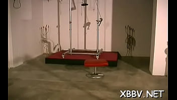 Striking girlie in front of the camera just for fun